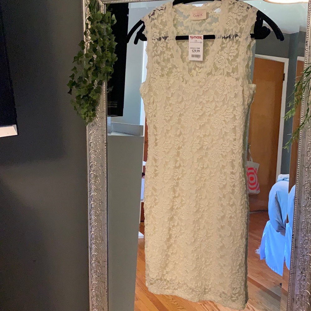 Lace Dress with Lining
